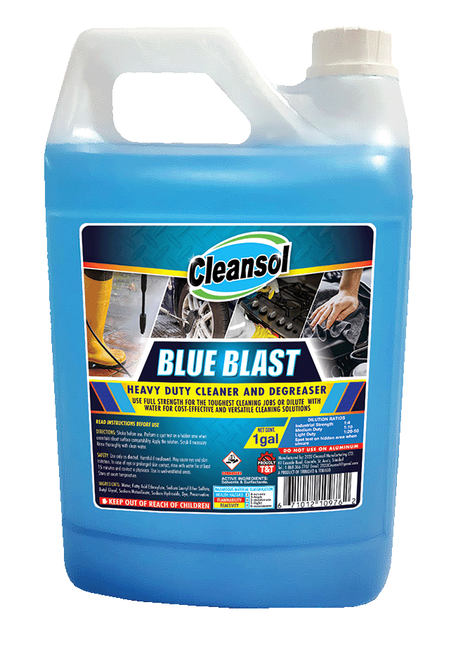 Actual Cleansol Blue Blast product