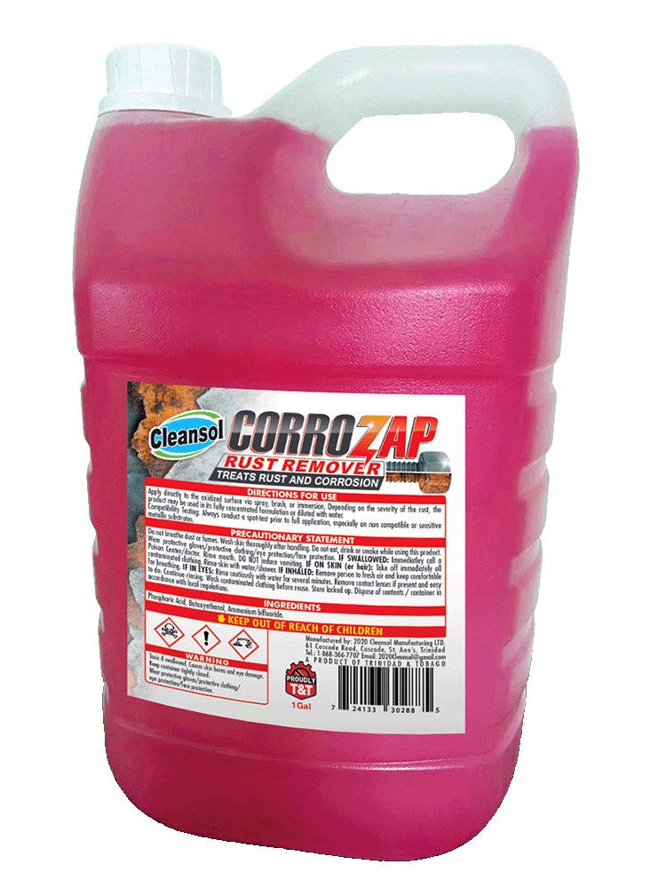 Actual Cleansol Corro-Zap product